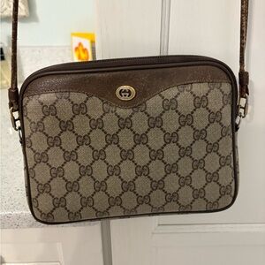 Gucci Brown and Tan Crossbody Bag